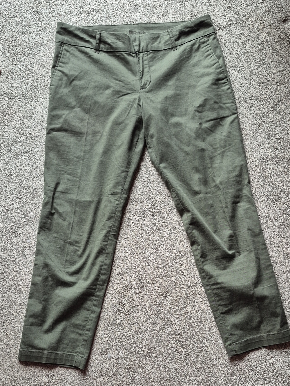Kut from the Kloth Olive Green Capris